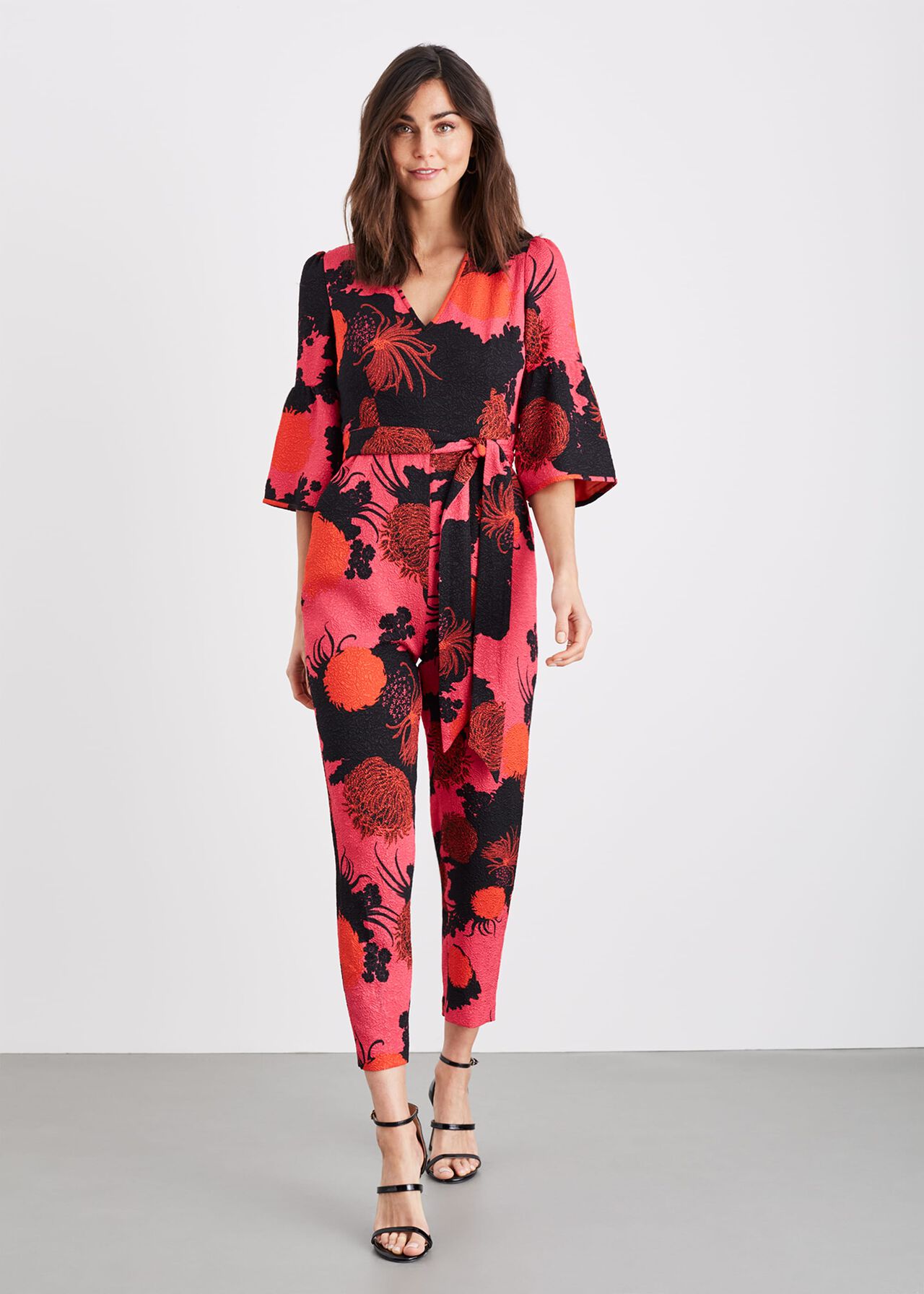 Annora Floral Tapered Jumpsuit
