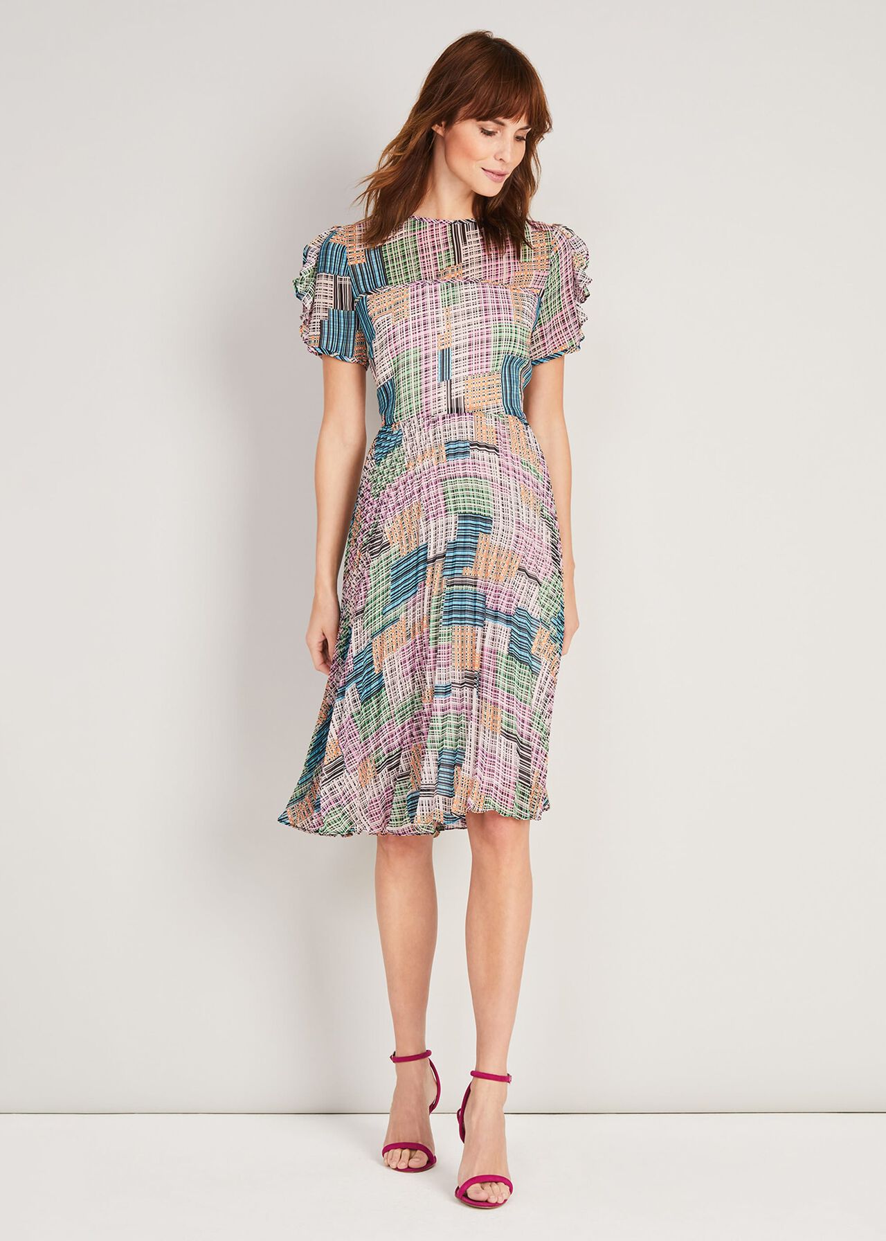Anatasia Woven Print Dress