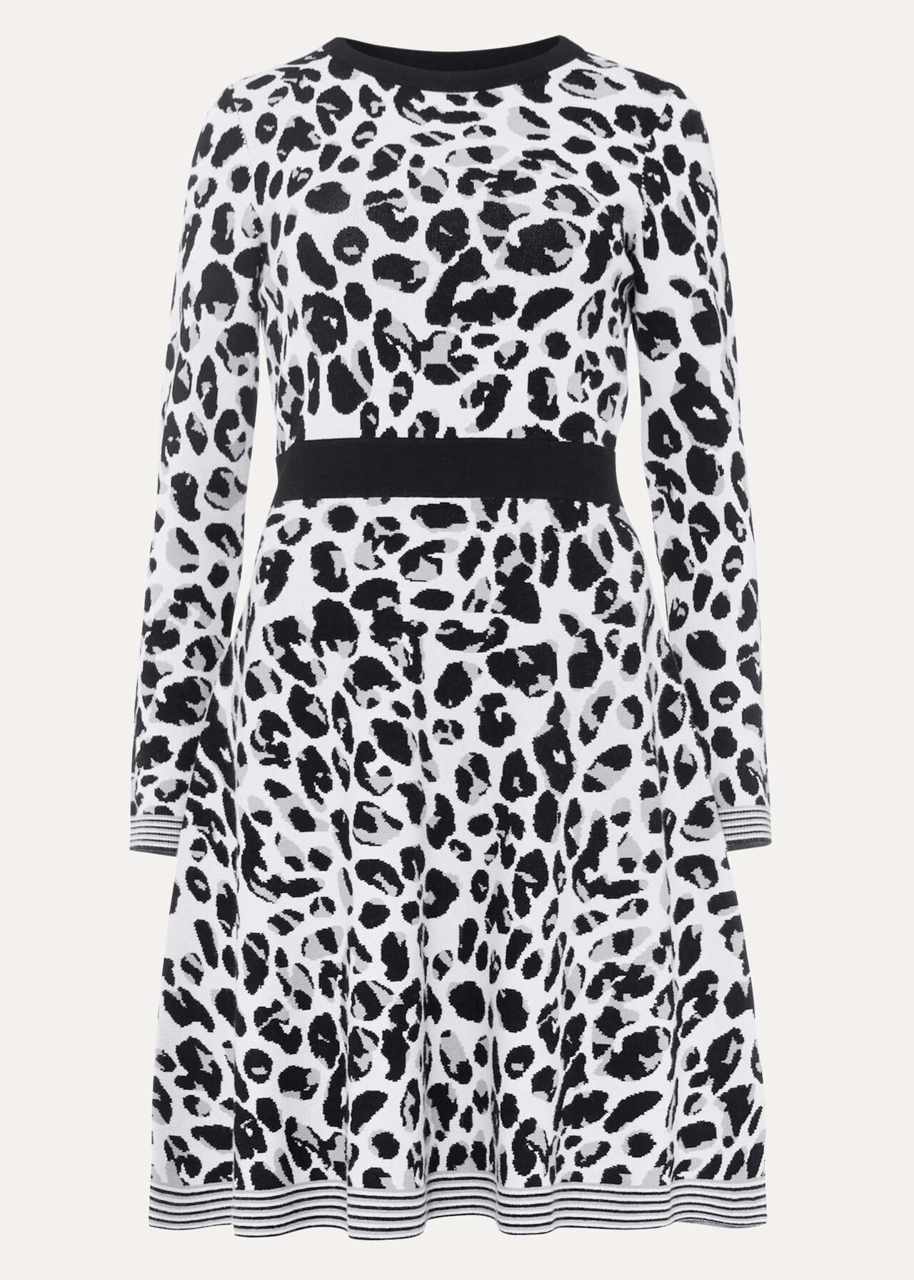 Montsuki Leopard Knit Dress