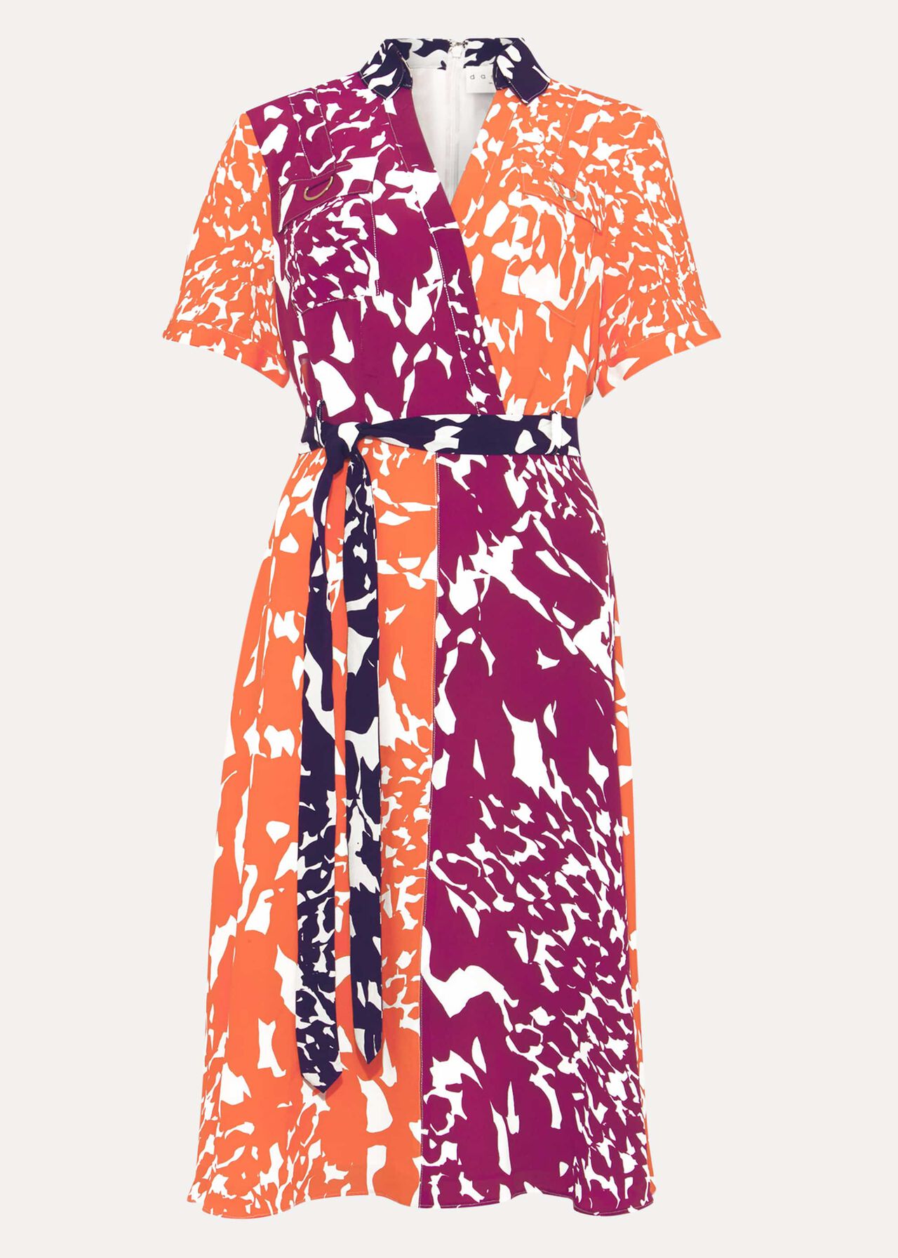 Blair Patchwork Printed Dress