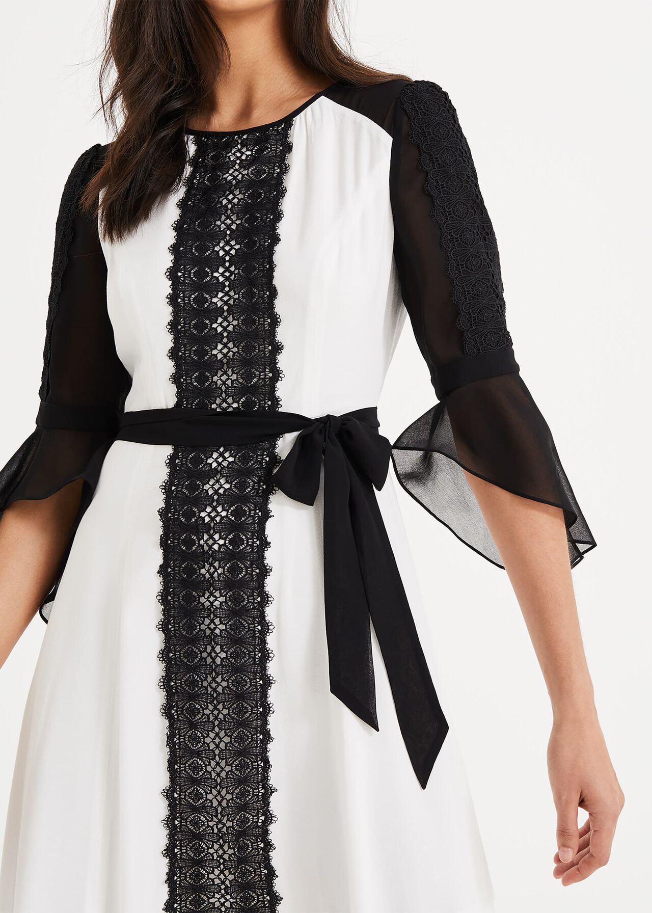 Cia Lace Belted Dress