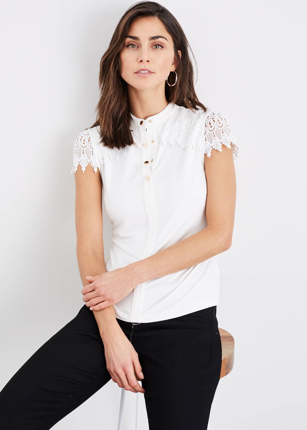 Kelby Lace Top