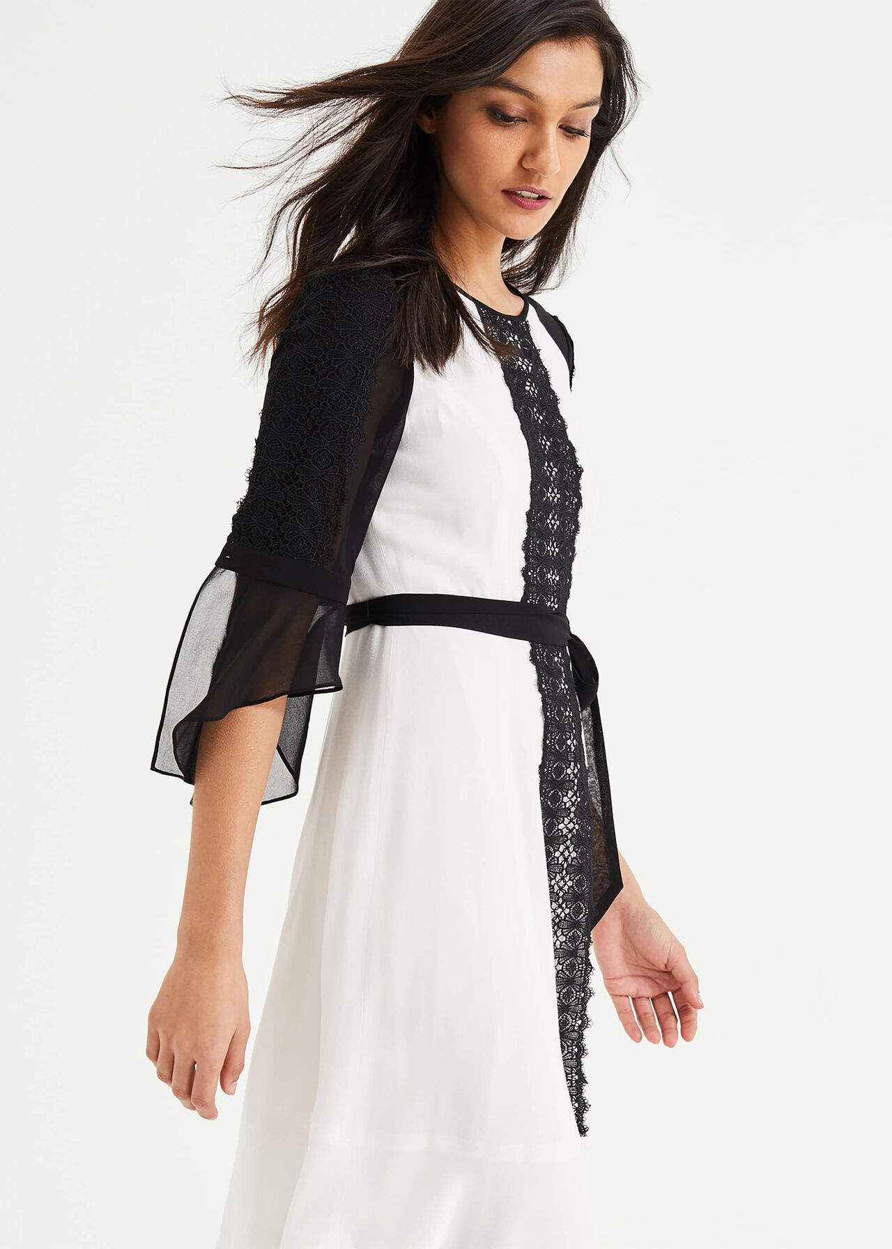 Cia Lace Belted Dress