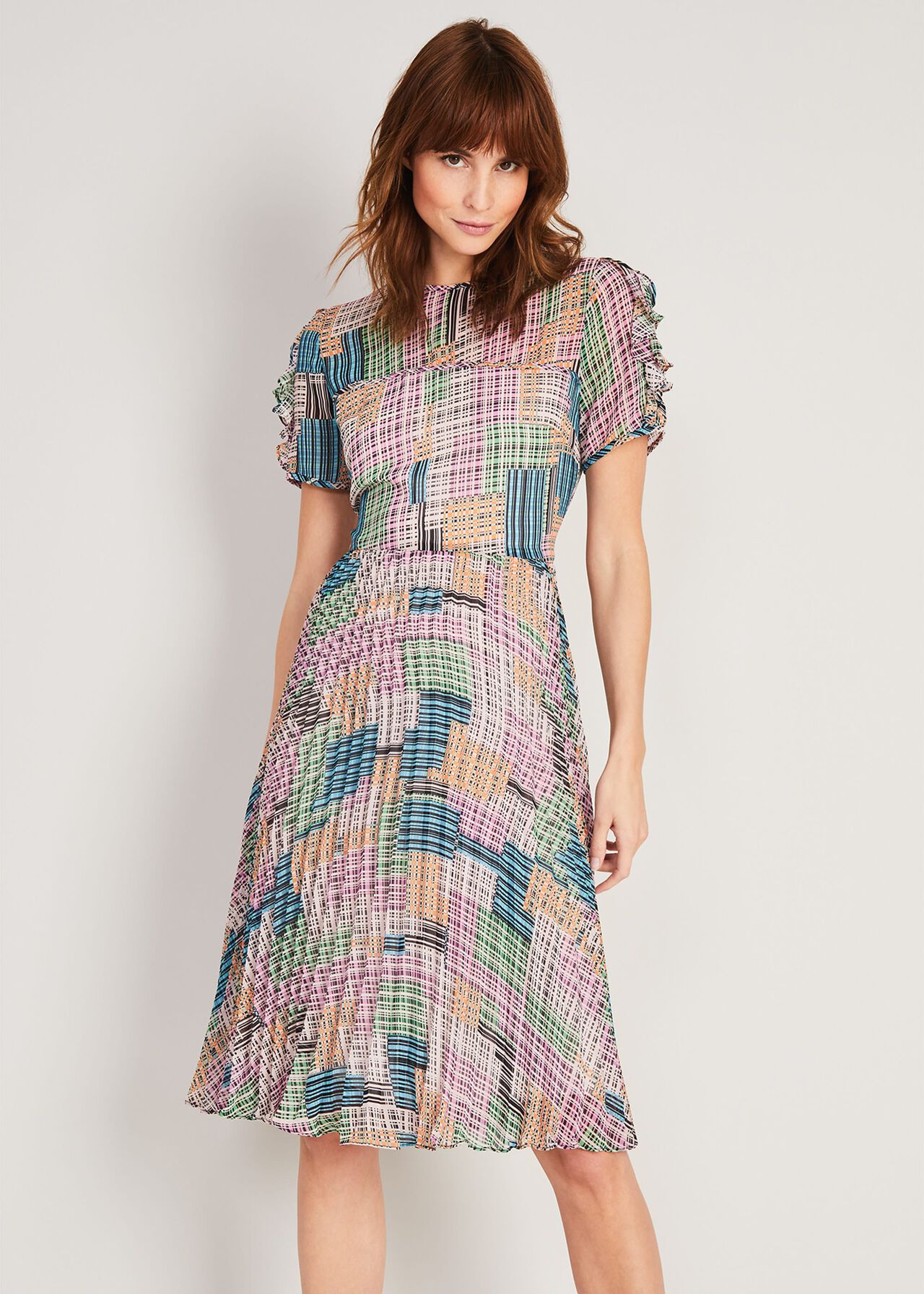 Anatasia Woven Print Dress