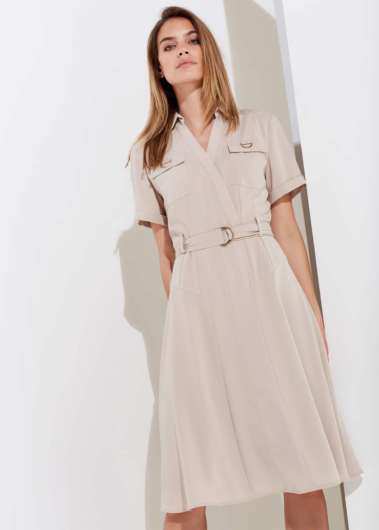 Ennis Relaxed Trench Dress