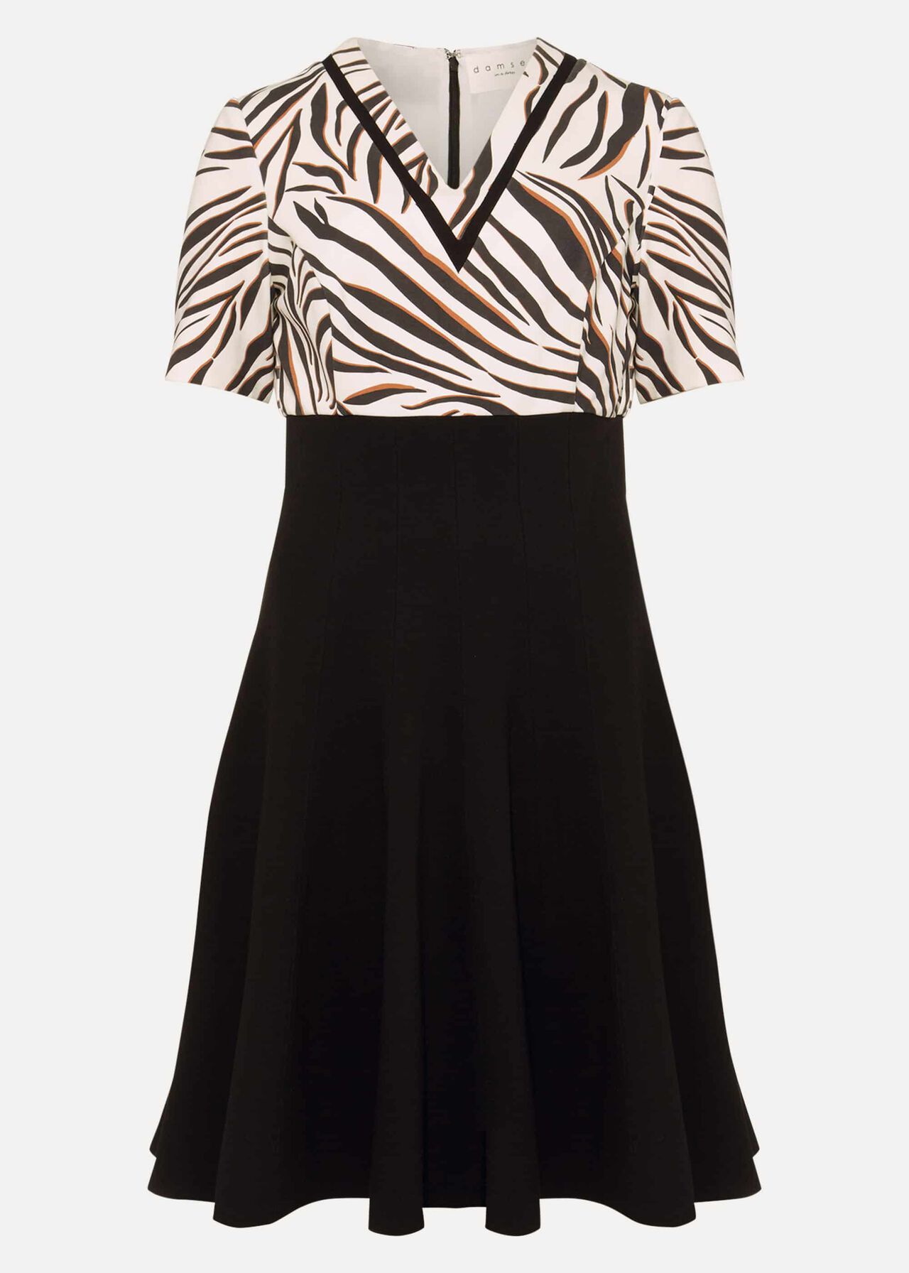 Feden Zebra Print Dress