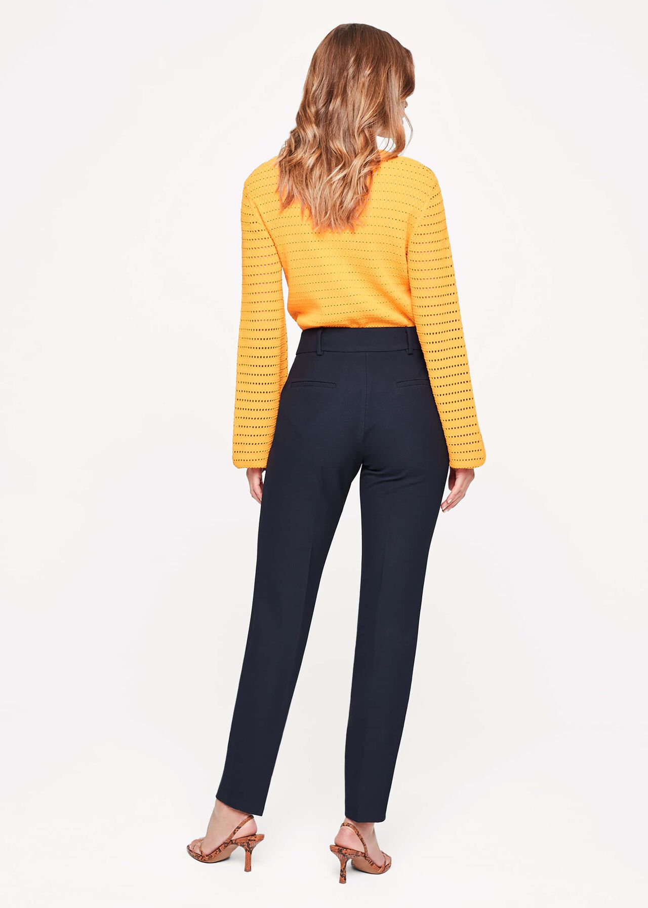 Shanna Textured Tapered Trousers