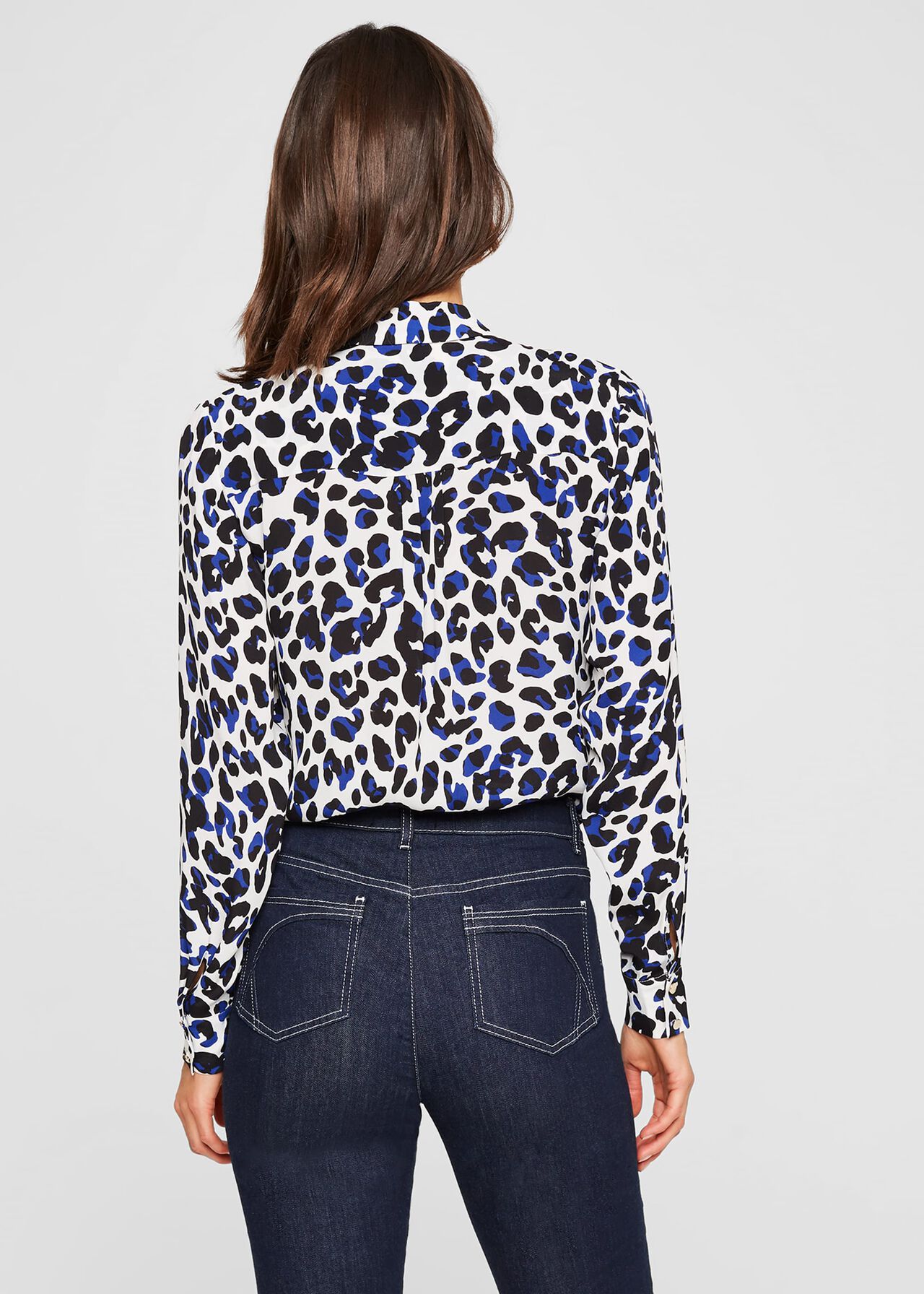 Urban Silk Blend Leopard Shirt