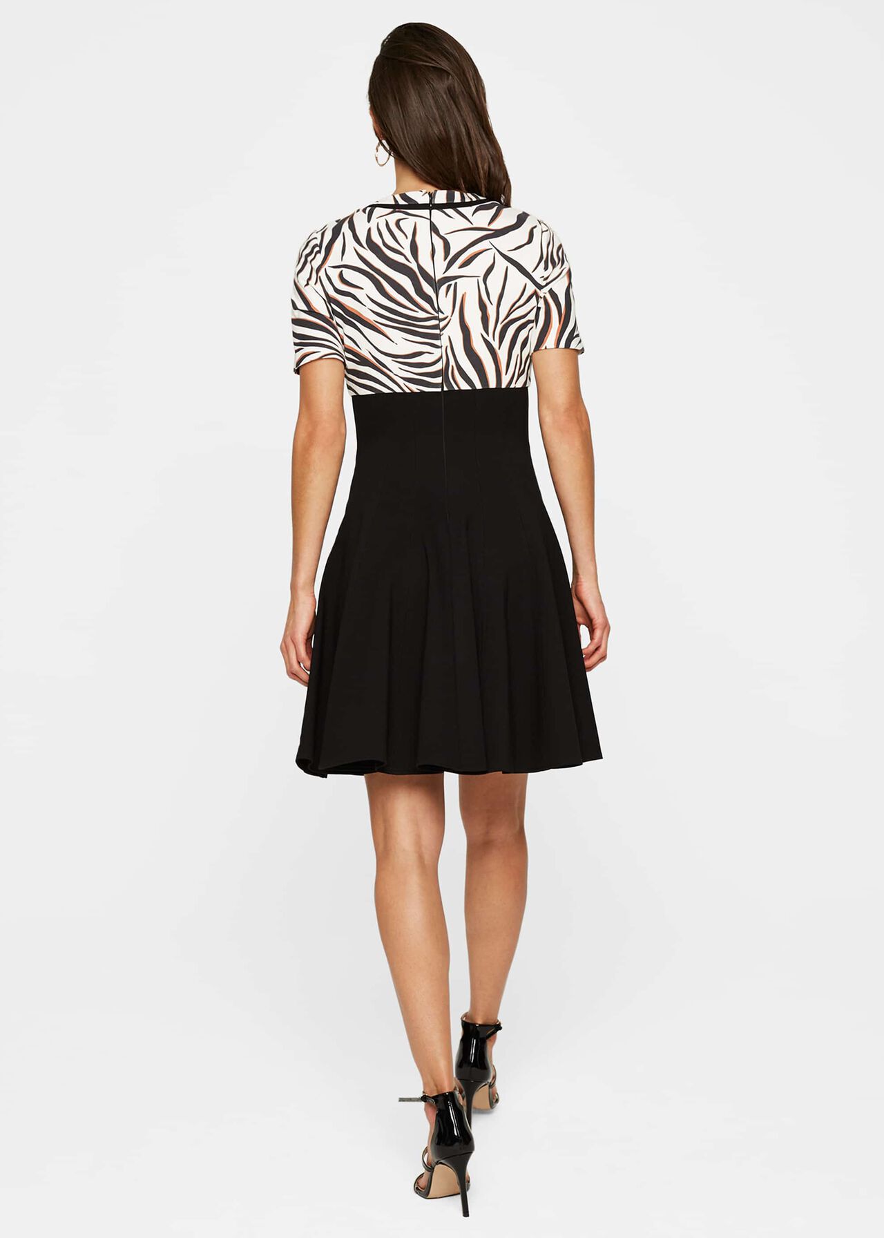 Feden Zebra Print Dress