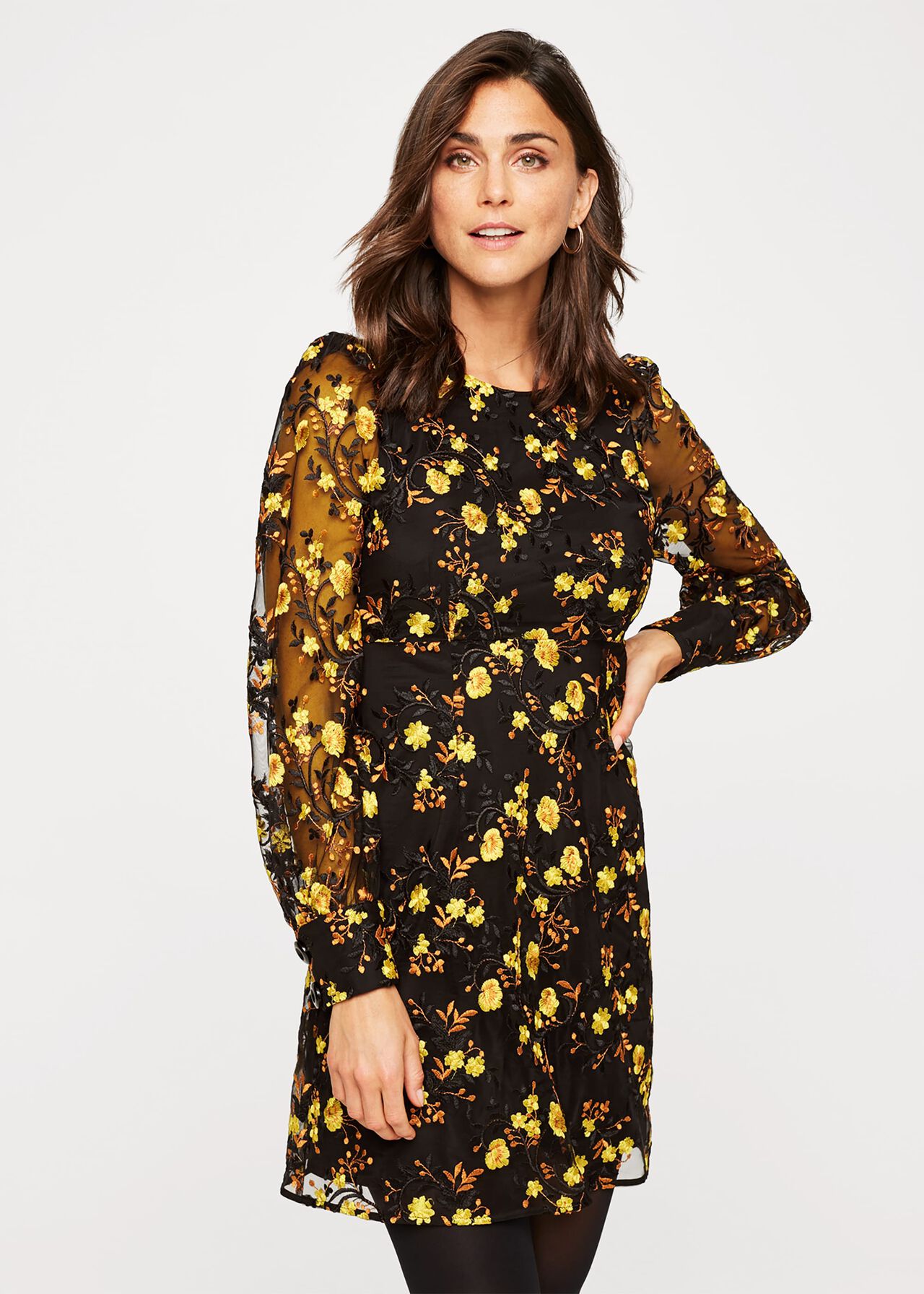 Lovell Floral Embroidered Dress